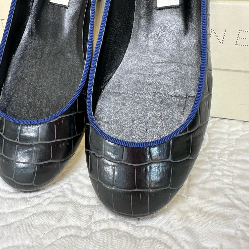 PRICE REDUCED!  Stella McCartney Blue Ballet Flats Size 8 (38 EU) - Picture 3 of 10